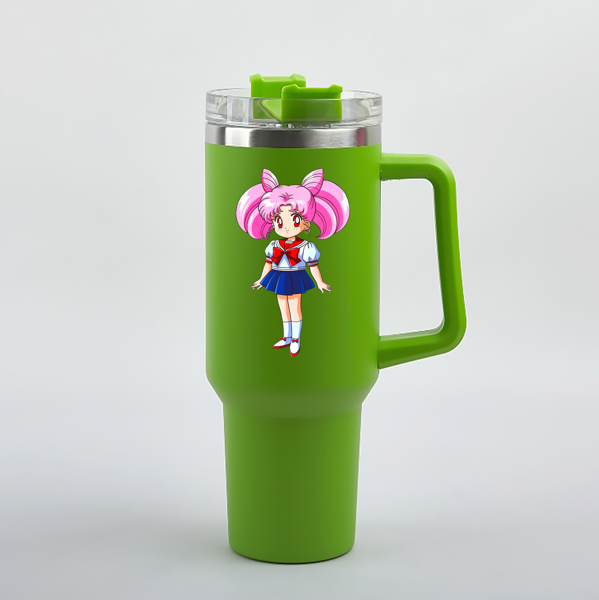 （画像用） 美少女戦士セーラームーン ちびうさ Sailor Moon Chibiusa Tsukino Usagi Small Lady Serenity 1200mL車用タンブラー（カラープリント）